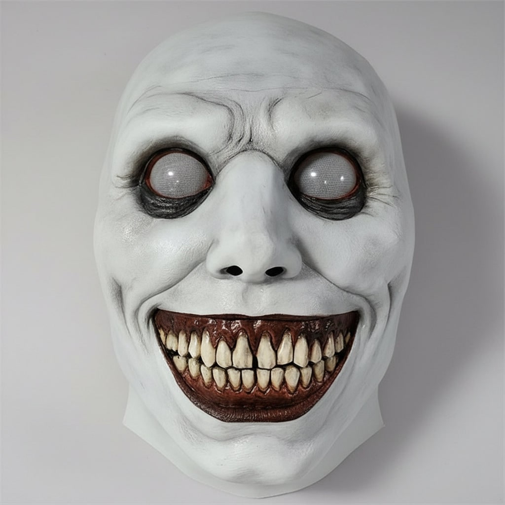 Scary Halloween Mask Creepy Latex Horror with LED and Adjustable Strap for Costume Party - Image 10