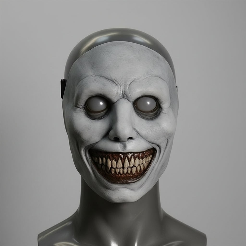 Scary Halloween Mask Creepy Latex Horror with LED and Adjustable Strap for Costume Party - Image 7