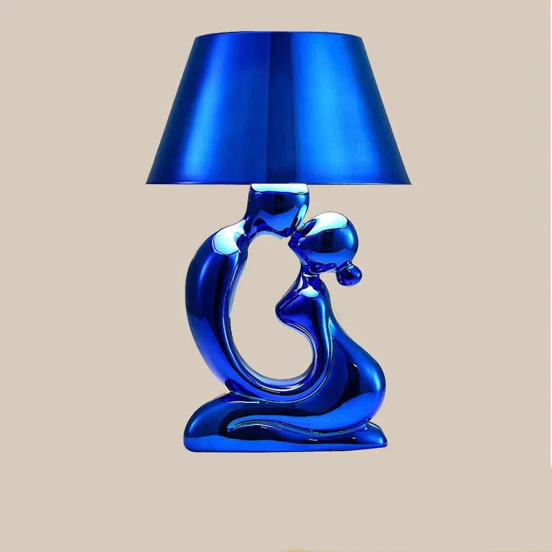 Sculpture Table Lamp Cordless Rechargeable with Modern Art Base and Ambient Lighting - Image 6