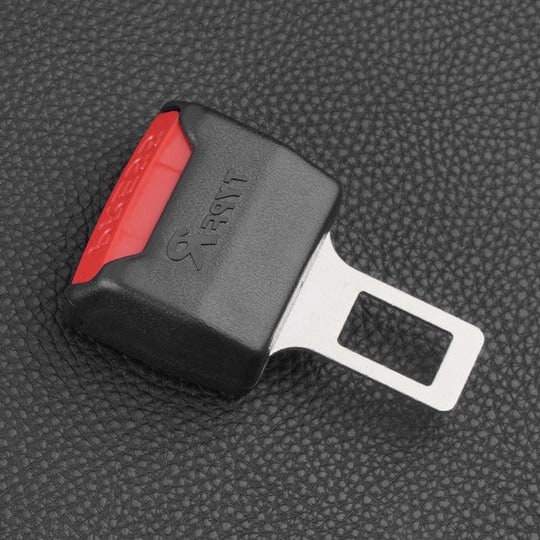 Seat Belt Buckle Extender with Safety Extension and Locking Clip for Car 3 Point - Image 1