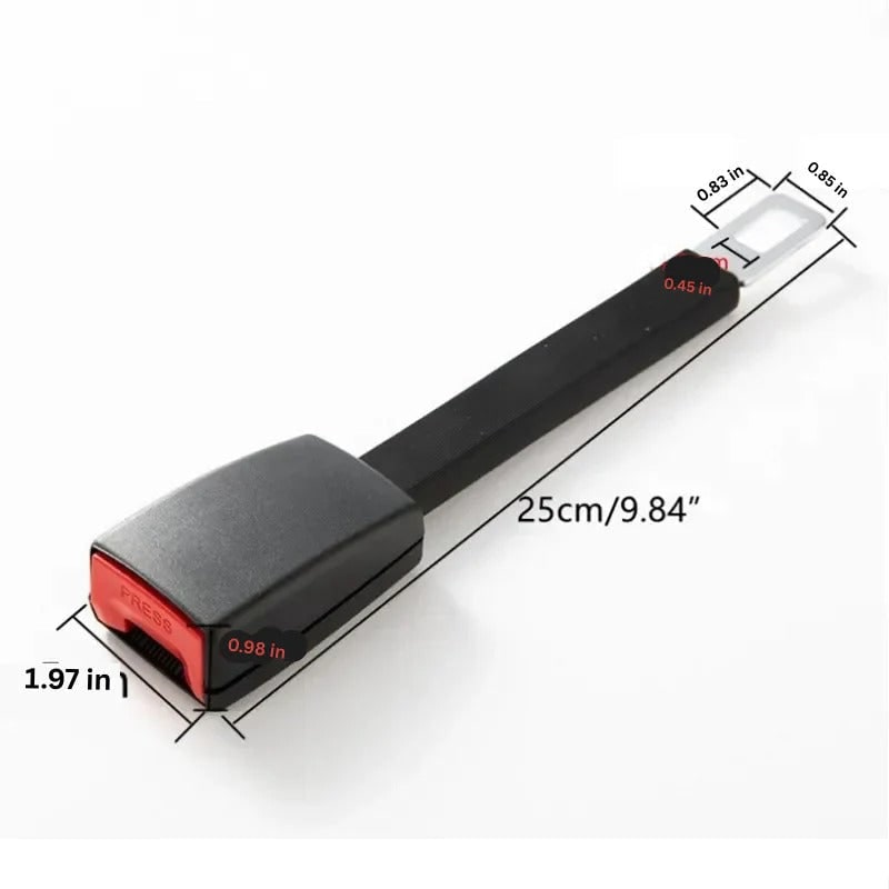 Seat Belt Extender with 11-Inch Rigid Stem and Metal Buckle for Car Safety Access 3 Point - Image 7