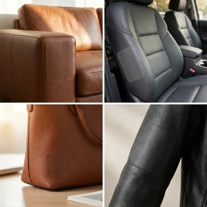 Self-Adhesive Faux Leather Repair Patch Sheet for Car and Motorcycle Seats - Image 7