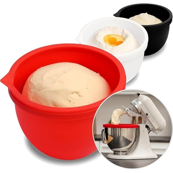 Silicone Mixing Bowl Liner with Lids for Stand Mixers - Image 10