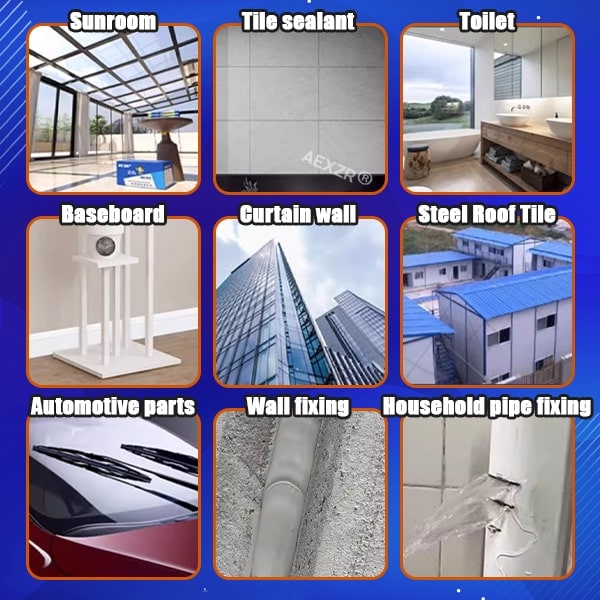 Silicone Sealant Waterproof Liquid Rubber Caulk for Flexible Bonding 100 - Image 6