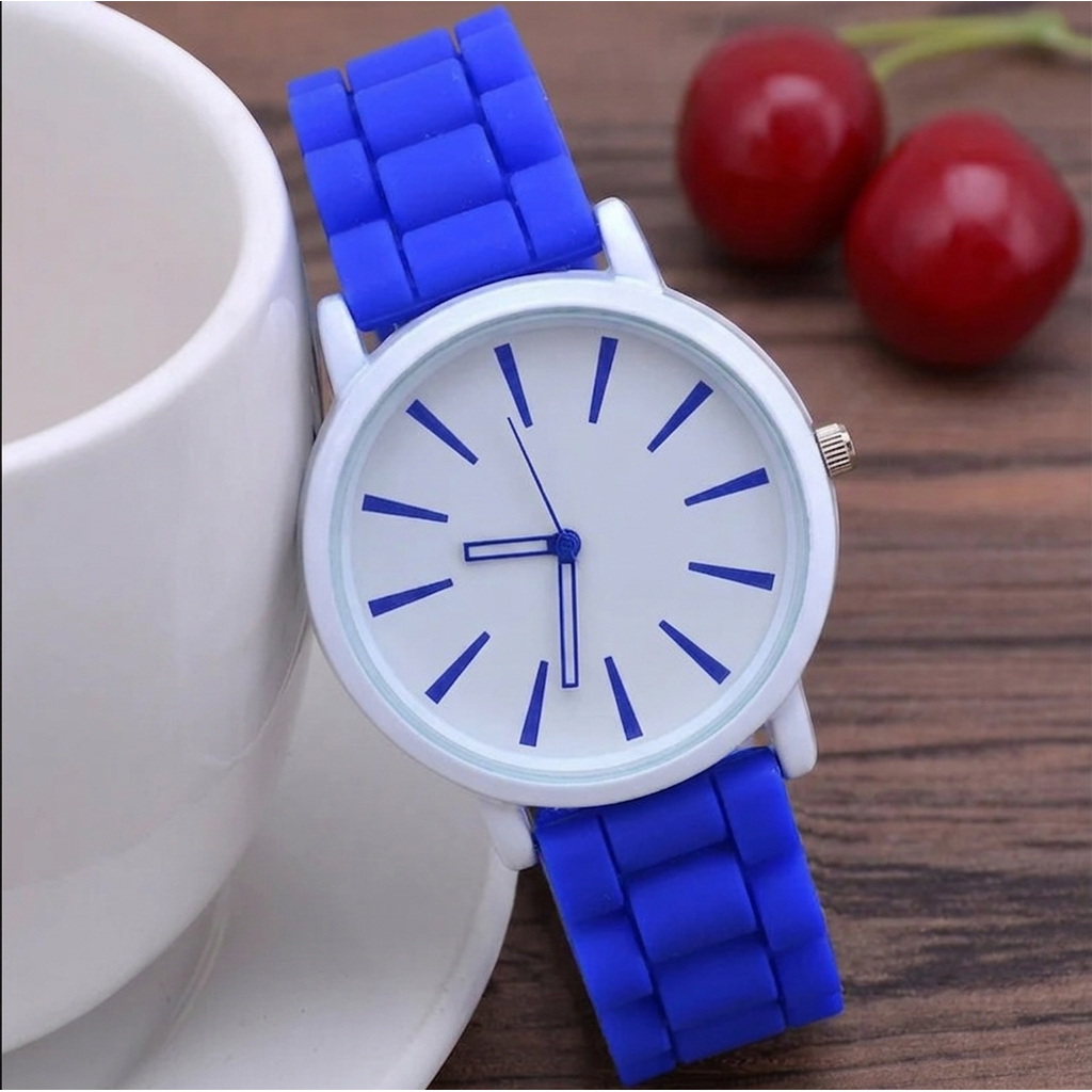 Silicone Watch Bands Strap with Rubber Replacement and Minimalist Dial - Image 11