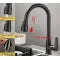 Single Handle Pull Down Kitchen Faucet with Sprayer and 360° Swivel Spout - Image 12