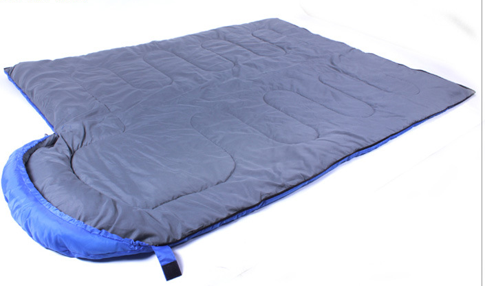 Sleeping Bag Nap Sack with Hood and Two-Way Zipper for Camping Travel Ultralight Quilt - Image 10