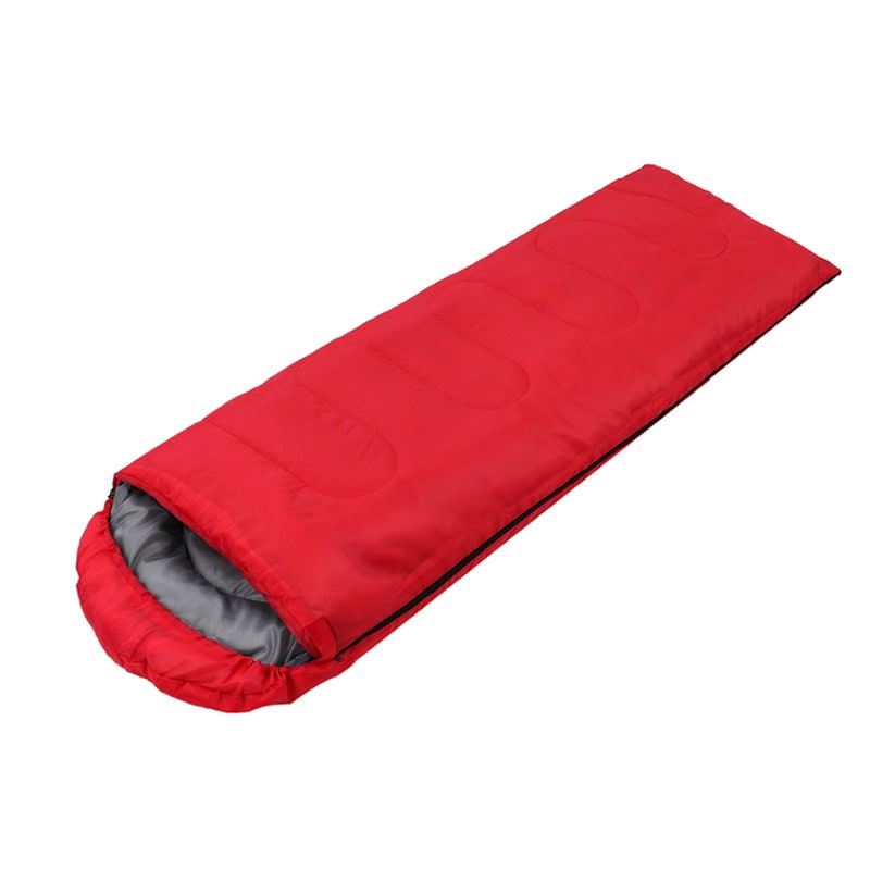 Sleeping Bag Nap Sack with Hood and Two-Way Zipper for Camping Travel Ultralight Quilt - Image 4