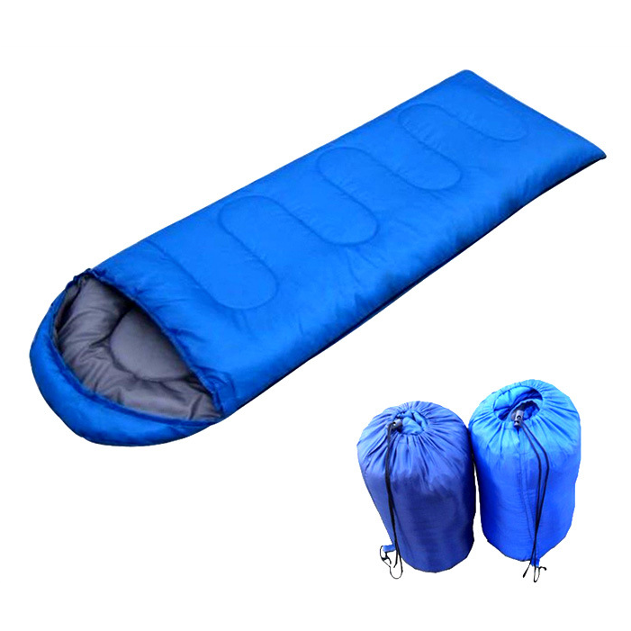 Sleeping Bag Nap Sack with Hood and Two-Way Zipper for Camping Travel Ultralight Quilt - Image 6