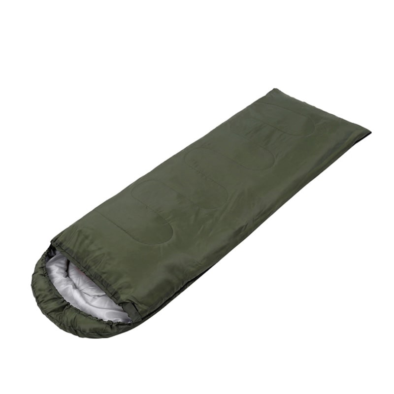 Sleeping Bag Nap Sack with Hood and Two-Way Zipper for Camping Travel Ultralight Quilt - Image 7