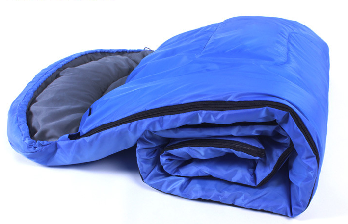 Sleeping Bag Nap Sack with Hood and Two-Way Zipper for Camping Travel Ultralight Quilt - Image 9