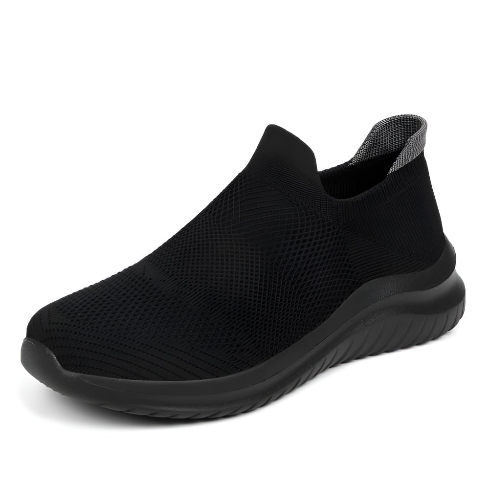 Slip on Sneakers Women Mesh Cushioned Breathable Knit Walking Shoes - Image 6