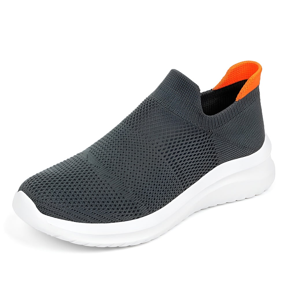 Slip on Sneakers Women Mesh Cushioned Breathable Knit Walking Shoes - Image 9