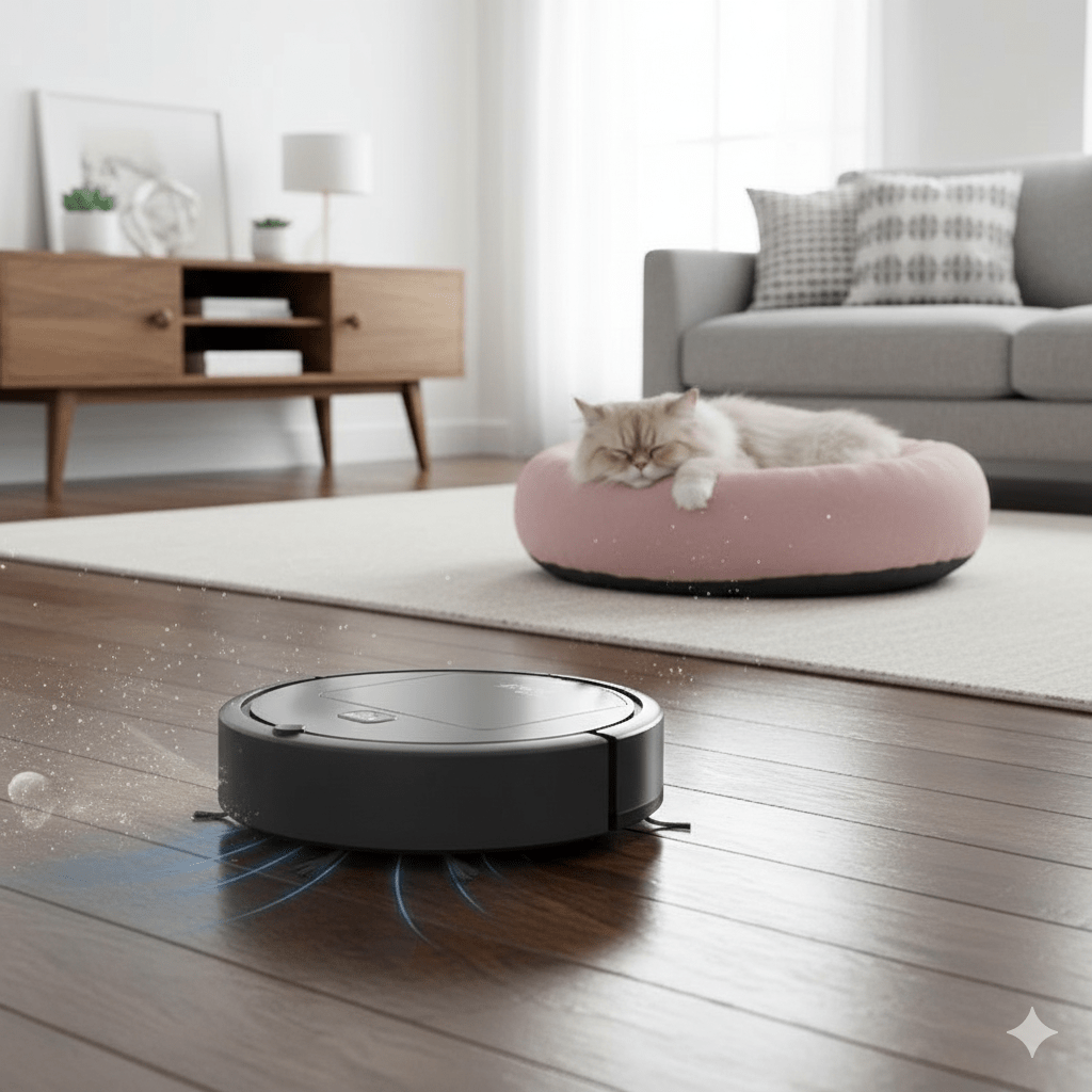 Smart Robot Vacuum Cleaner with Automatic Floor Cleaning and Quiet Operation - Image 3