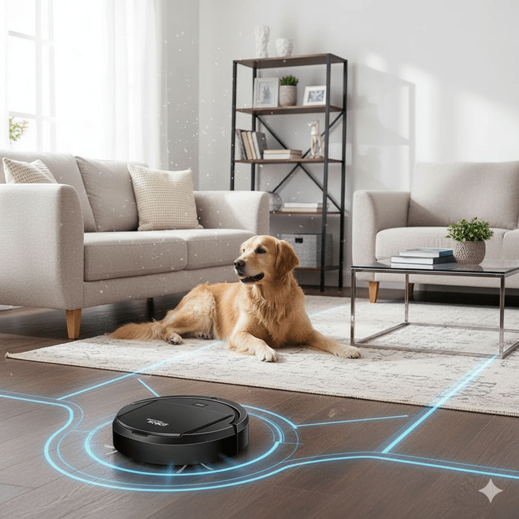 Smart Robot Vacuum Cleaner with Automatic Floor Cleaning and Quiet Operation - Image 4