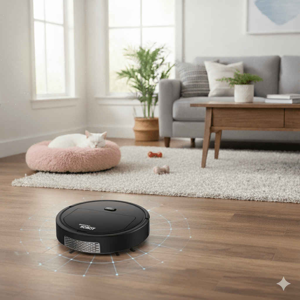 Smart Robot Vacuum Cleaner with Automatic Floor Cleaning and Quiet Operation - Image 7