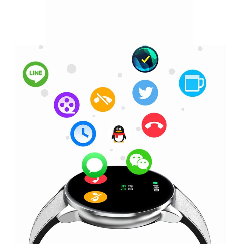 Smartwatch with Fitness Tracker and Heart Rate Monitor Rugged Durable Design with Round Touchscreen - Image 10