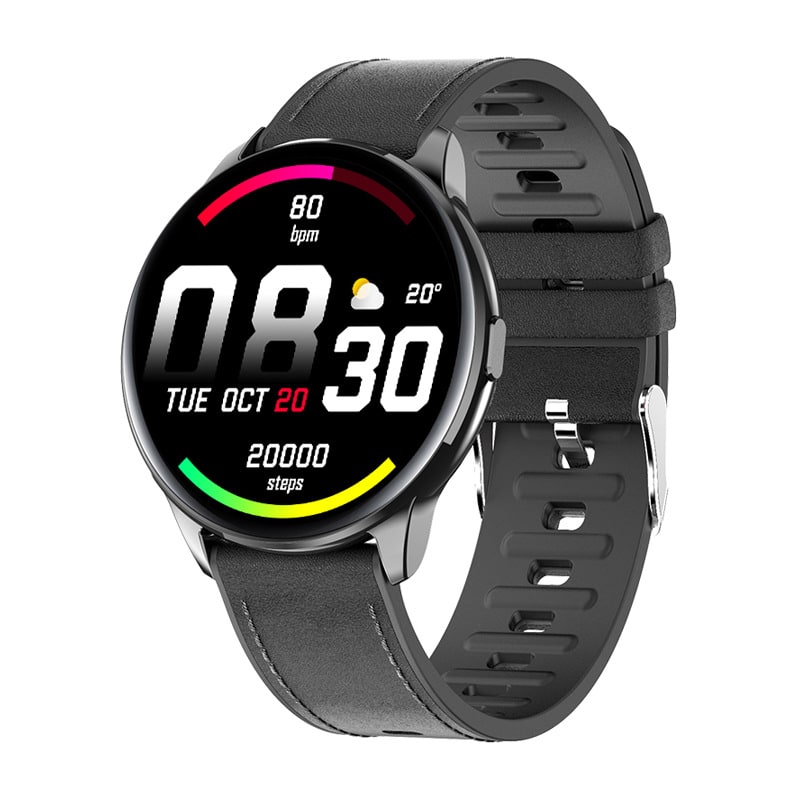 Smartwatch with Fitness Tracker and Heart Rate Monitor Rugged Durable Design with Round Touchscreen - Image 3