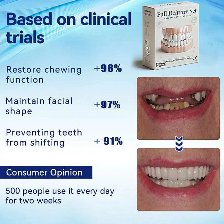 Snap on Veneers Upper and Lower Teeth with Moldable Cosmetic Fake for Temporary Wear - Image 4