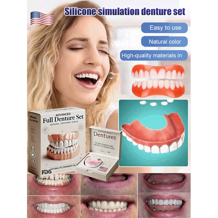 Snap on Veneers Upper and Lower Teeth with Moldable Cosmetic Fake for Temporary Wear - Image 6