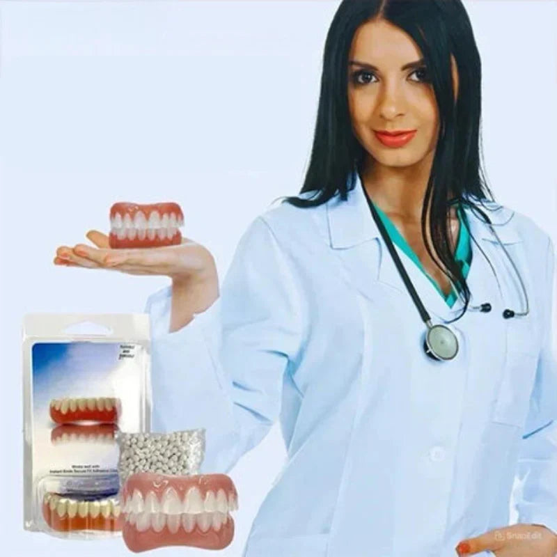 Snap on Veneers with Moldable Thermal Beads and Storage Case for Custom Fit - Image 8