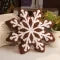 Snowflake Throw Pillow with Plush Sherpa Fabric and Tufted Embroidered Design - Image 13