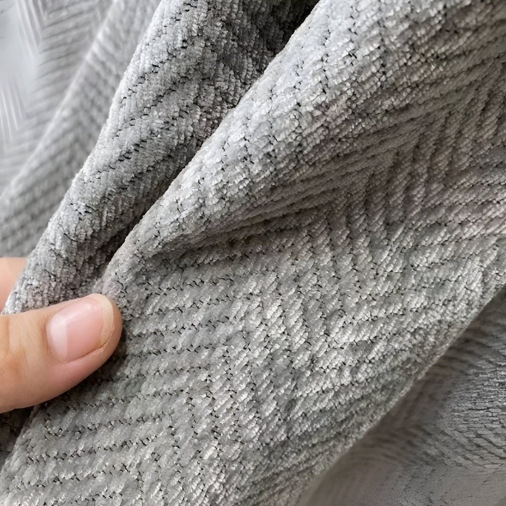 Sofa Throw Blanket Couch Cover Woven Herringbone Fringed Tassel - Image 8