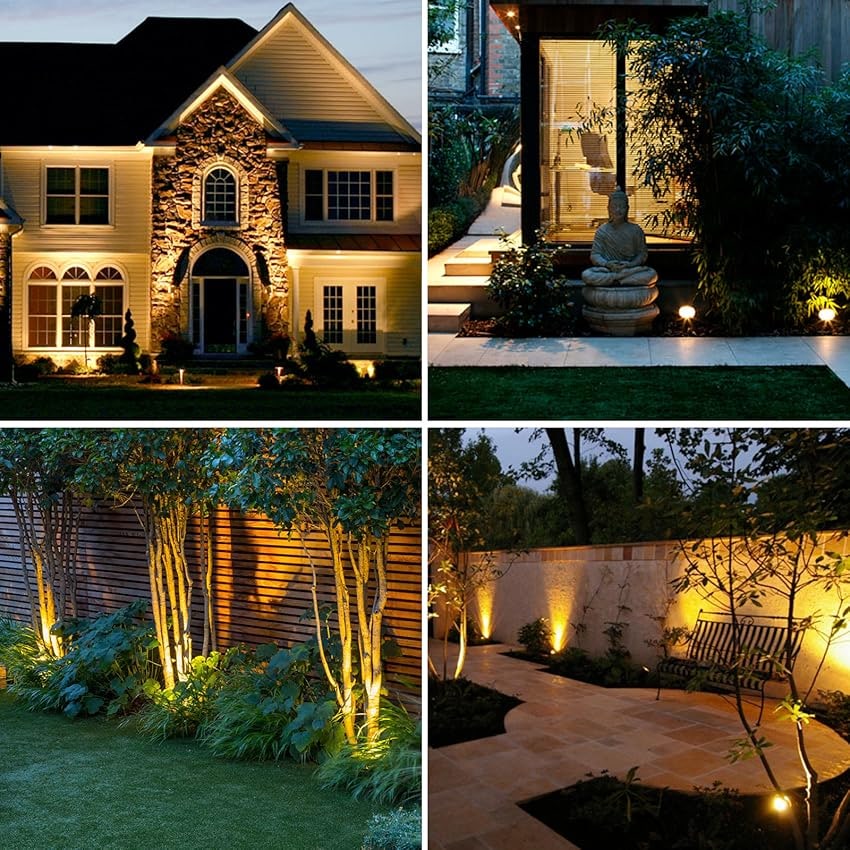 Solar Garden Lights Landscape Powered Spotlight Adjustable Rechargeable Outdoor - Image 17
