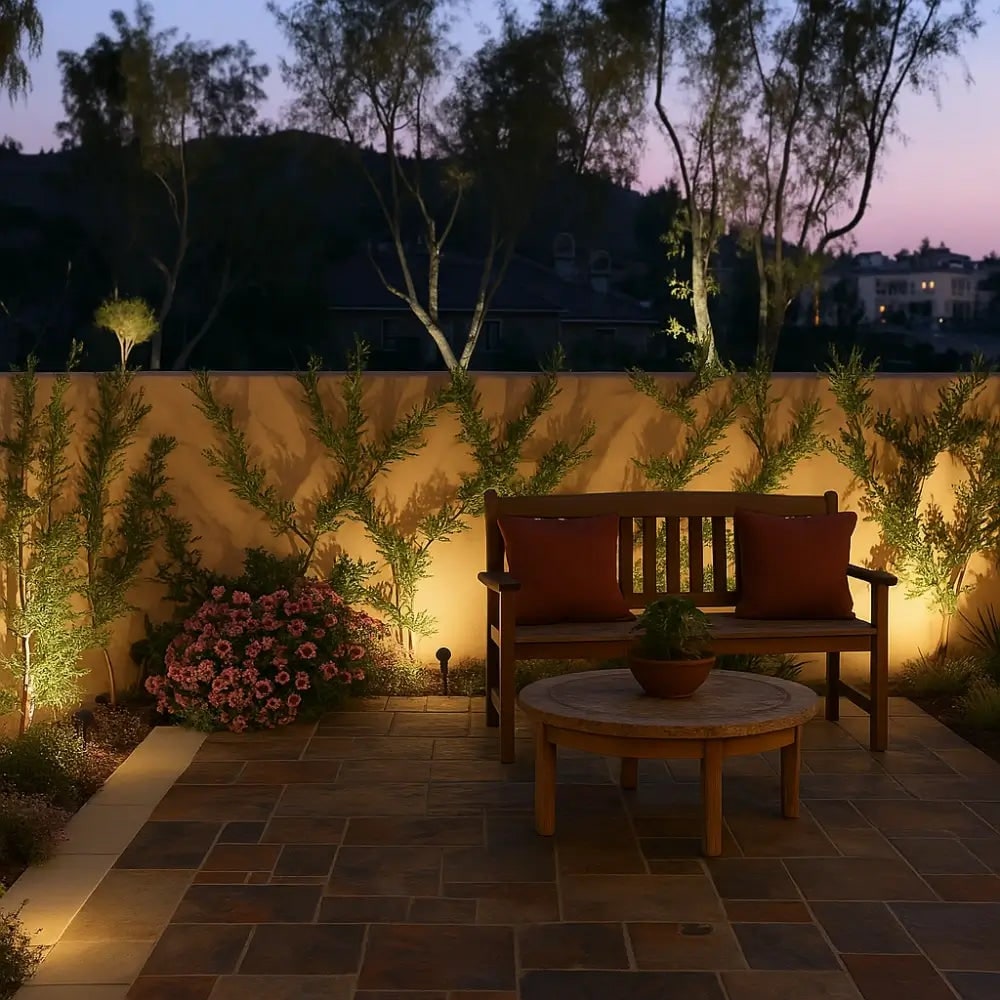 Solar Garden Lights Landscape Powered Spotlight Adjustable Rechargeable Outdoor - Image 4