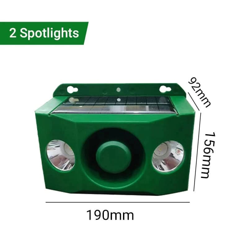 Solar Mouse and Rodent Repellent with LED Lights and Alarm for Outdoor Gardens - Image 6
