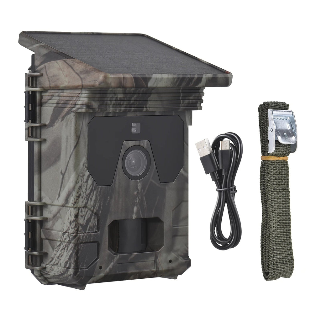 Solar Powered Cell Trail Camera with Night Vision Motion Sensor and Sd Card Slot - Image 4