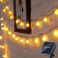 Solar String Lights Outdoor with Frosted Globe Bulbs and Powered Yard Lighting Exterior - Image 8