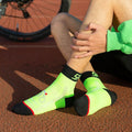 Sport Cycling Socks with Athletic Compression Arch Support and Breathable Mesh Knit - Image 1
