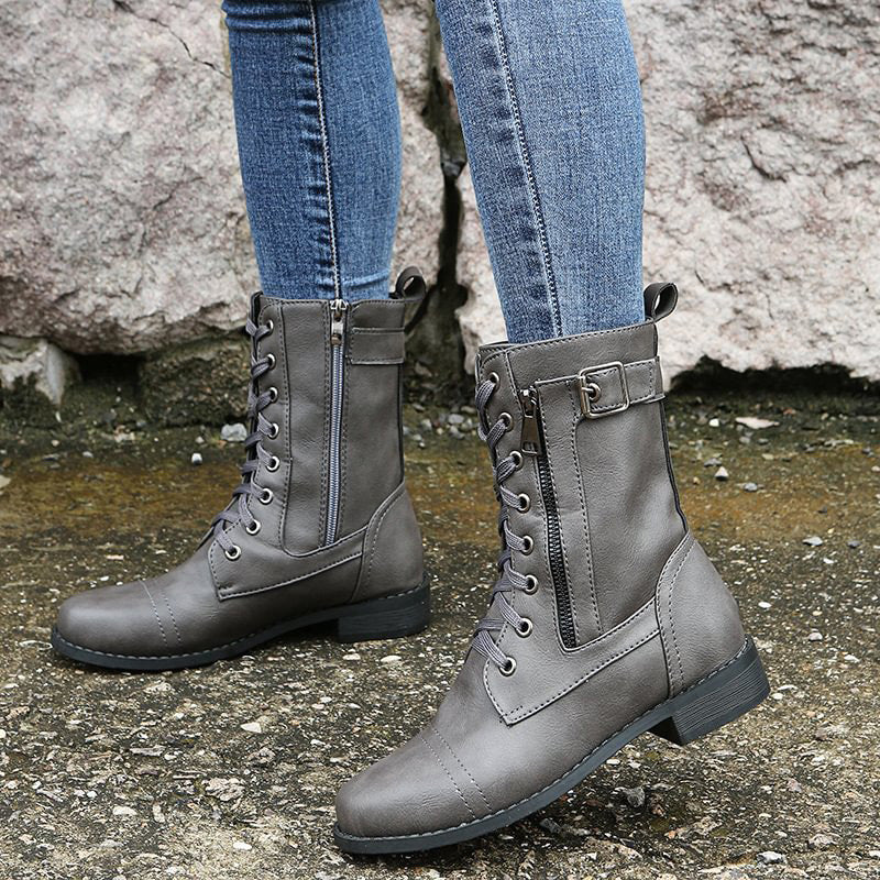 Women's Lightweight Support Boots with Easy Zip