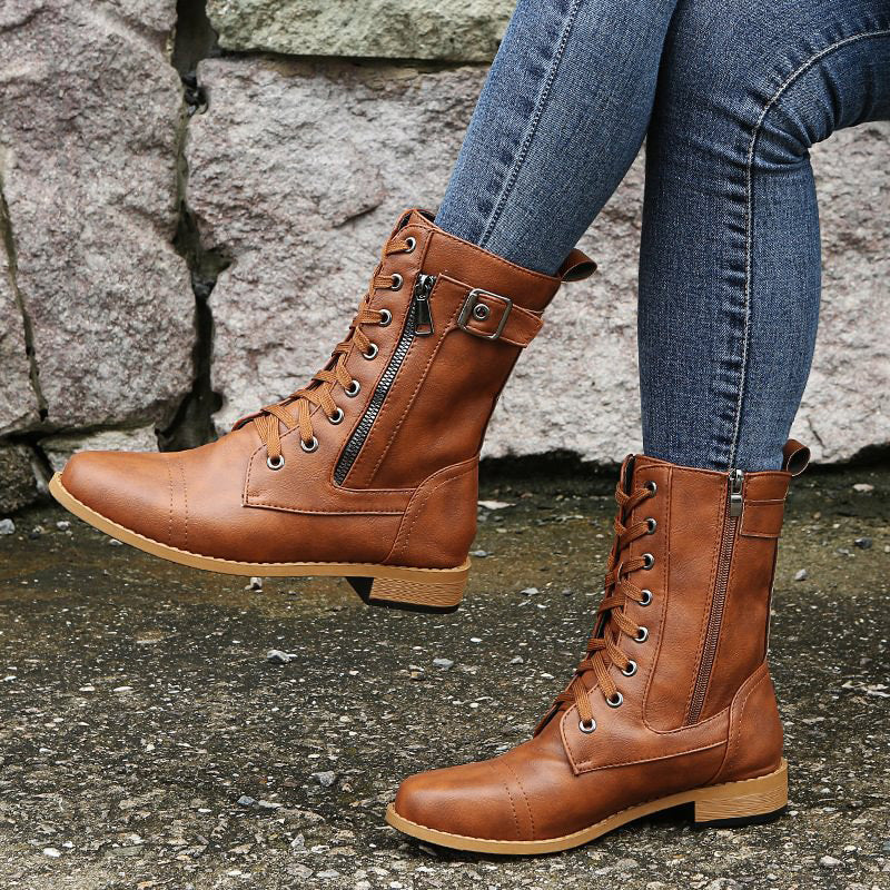 Women's Lightweight Support Boots with Easy Zip