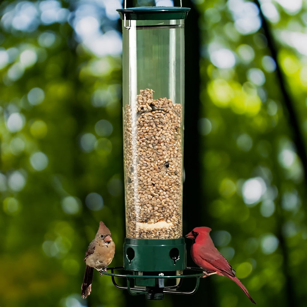 Squirrel Proof Bird Feeder with Weight Activated Spinning Perch and Anti Guard - Image 1