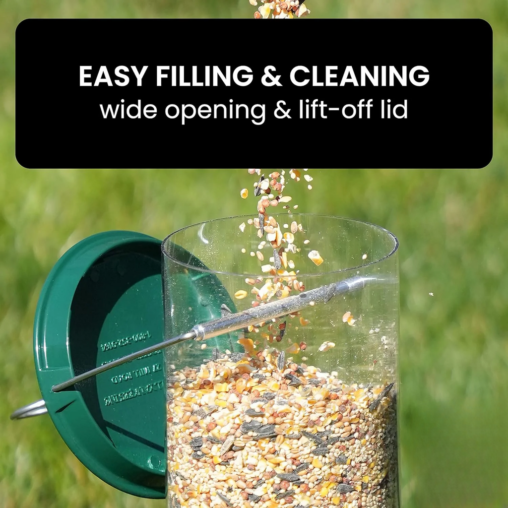 Squirrel Proof Bird Feeder with Weight Activated Spinning Perch and Anti Guard - Image 10