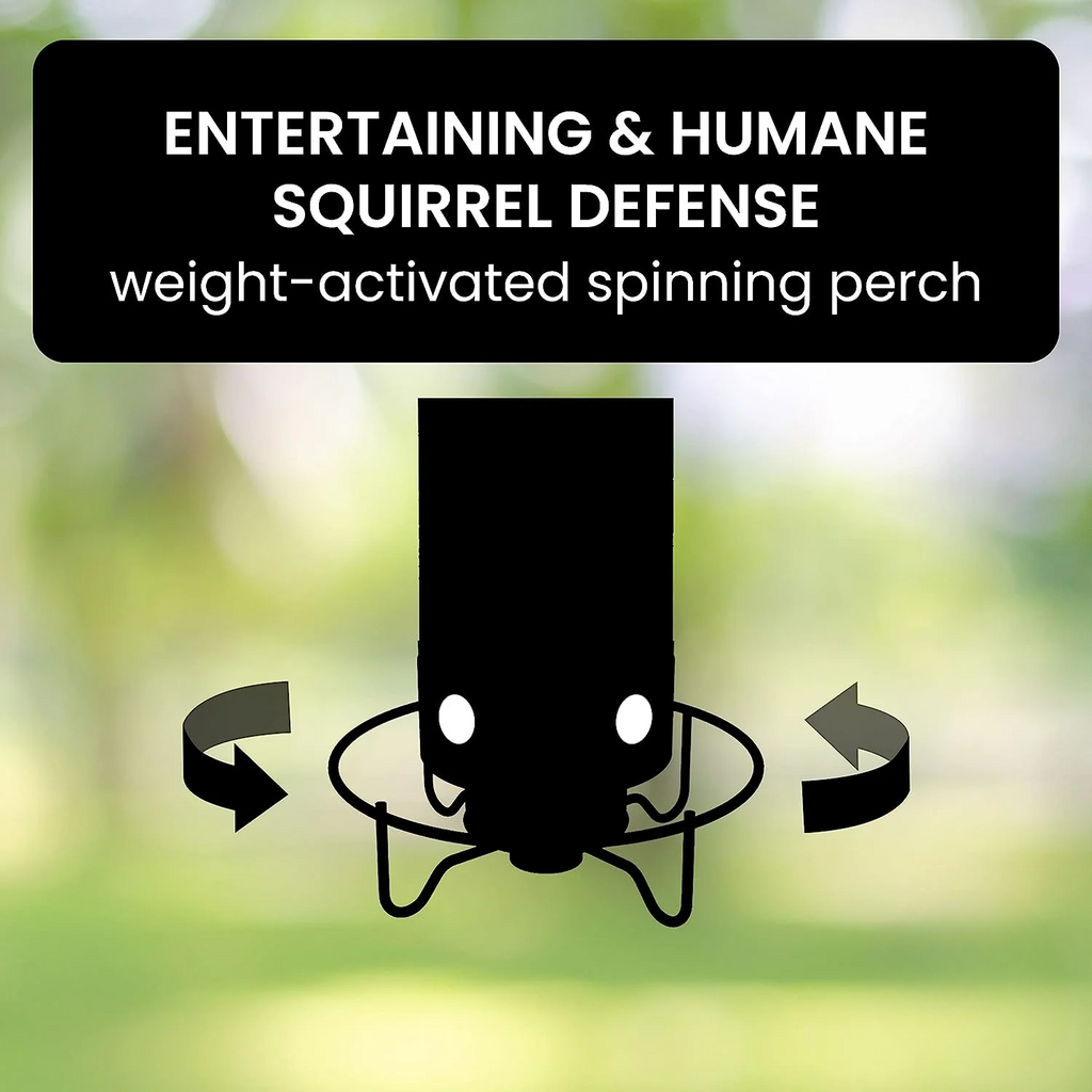 Squirrel Proof Bird Feeder with Weight Activated Spinning Perch and Anti Guard - Image 4