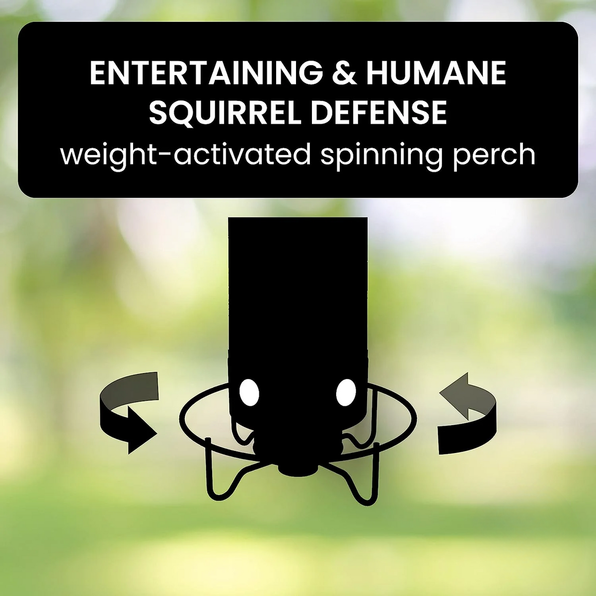 Squirrel Proof Bird Feeder with Weight Activated Spinning Perch and Anti Guard - Image 4