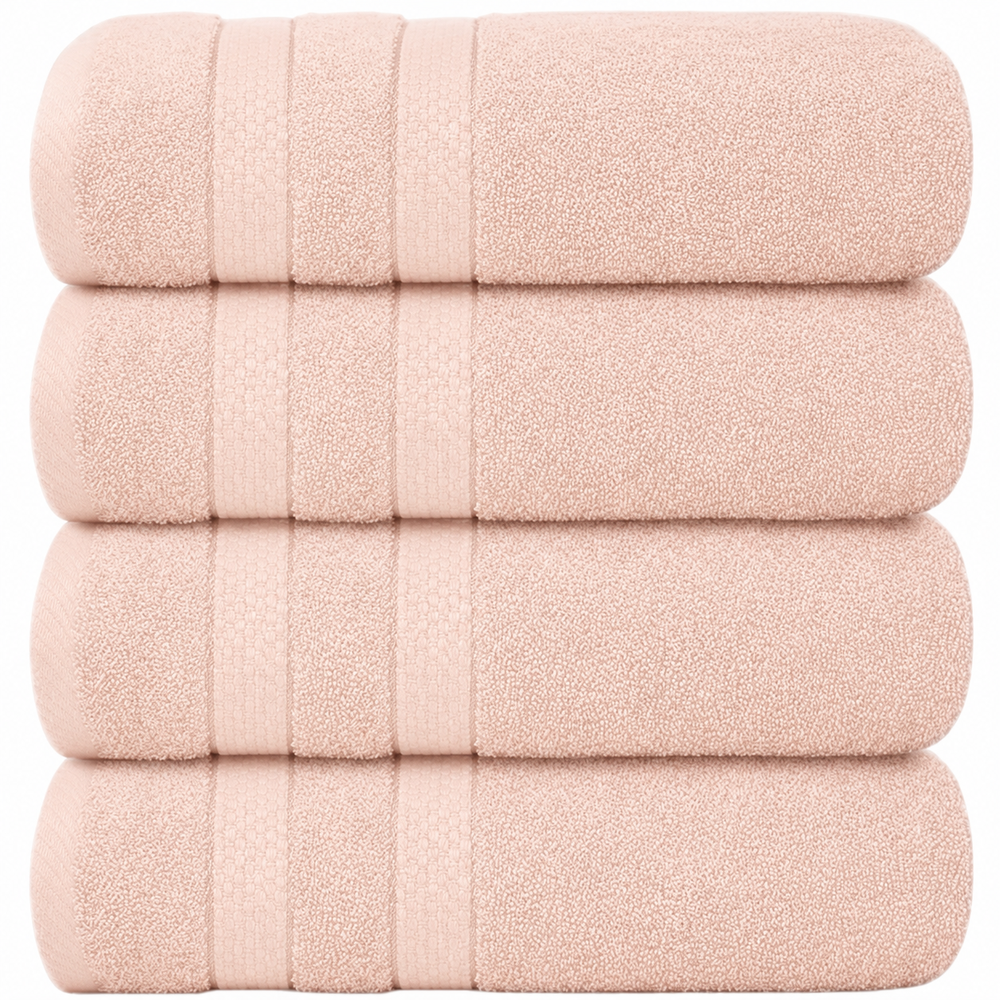 4-teiliges Jumbo-Badetuch-Set – Schnell trocknende Badetücher