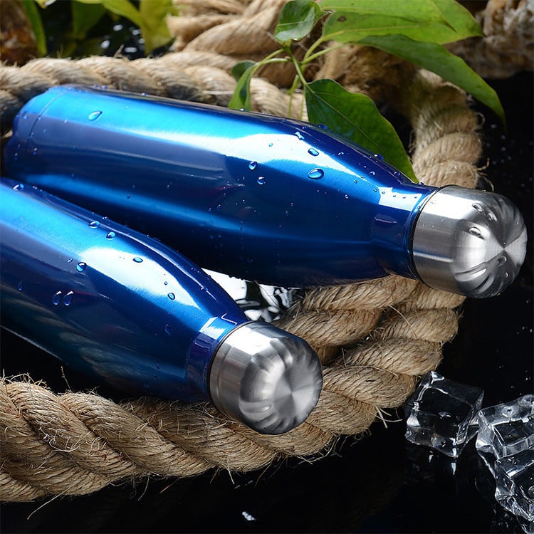 Stainless Steel Insulated Leak Proof Water Bottle Double Wall Portable Outdoor - Image 3