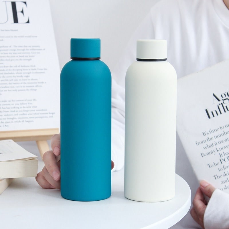 Stainless Steel Insulated Water Bottle Double Walled Matte Portable Travel Finish - Image 2