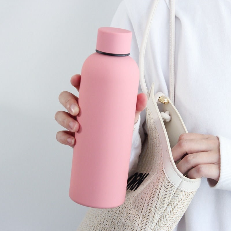 Stainless Steel Insulated Water Bottle Double Walled Matte Portable Travel Finish - Image 4