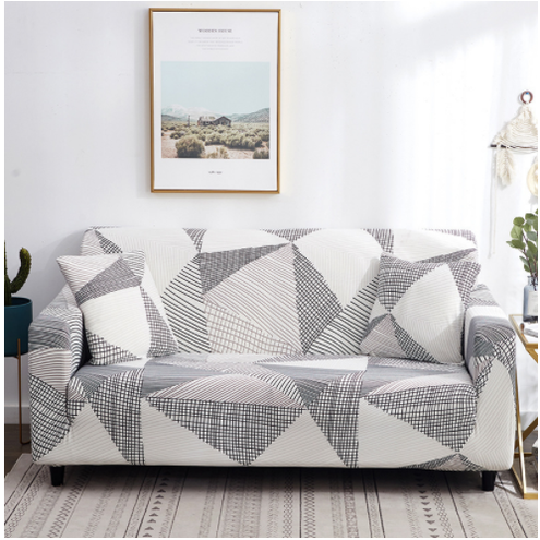 Stretch Sofa Cover Fitted Three Seater Slipcover with Elastic Design and Floral Print - Image 11