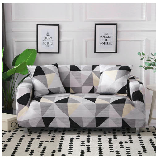 Stretch Sofa Cover Fitted Three Seater Slipcover with Elastic Design and Floral Print - Image 14