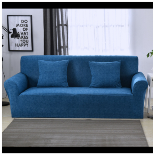 Stretch Sofa Cover Fitted Three Seater Slipcover with Elastic Design and Floral Print - Image 5