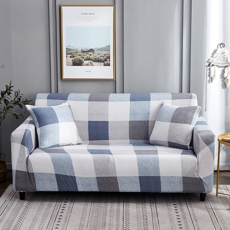 Stretch Sofa Cover Fitted Three Seater Slipcover with Elastic Design and Floral Print - Image 6