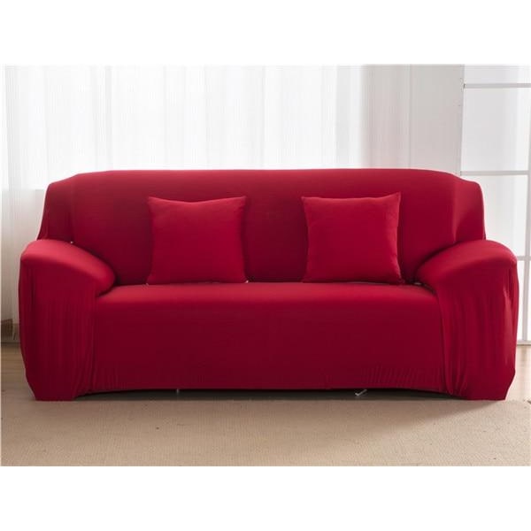 Stretch Sofa Cover with Elastic Fit and Machine Washable Slipcover - Image 12