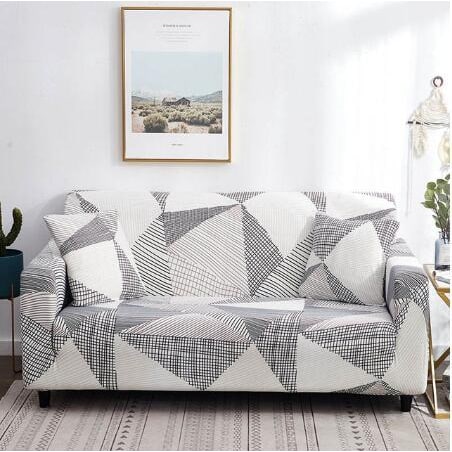 Stretch Sofa Cover with Elastic Slipcover and Matching Pillowcases for Pet Protection Protector - Image 15