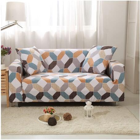 Stretch Sofa Cover with Elastic Slipcover and Matching Pillowcases for Pet Protection Protector - Image 18